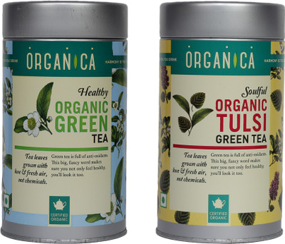 

Organica Healthy and Soulful Tulsi Green Tea(200 g, Tin)