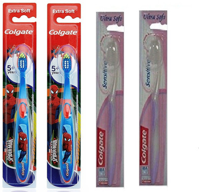 

Colgate Sensitive Soft Superior Gentle Toothbrush Ultra Soft Toothbrush(Pack of 4)