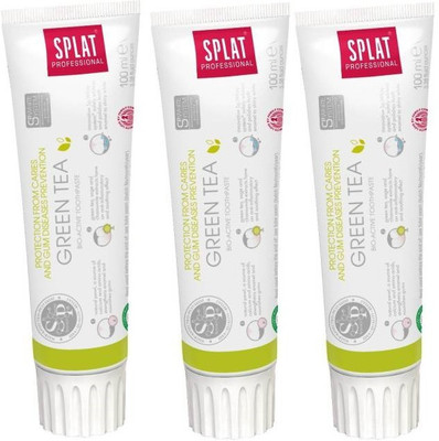 

SPLAT PS GREEN TEA (PACK OF 3) Toothpaste(300 g, Pack of 3)