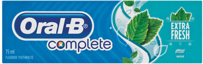 

Oral-B Complete Extra Fresh Mint Fluoride Toothpaste Toothpaste(100 g)