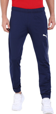 PUMA Solid Men Blue Track Pants PUMA Solid Men Blue Track Pants