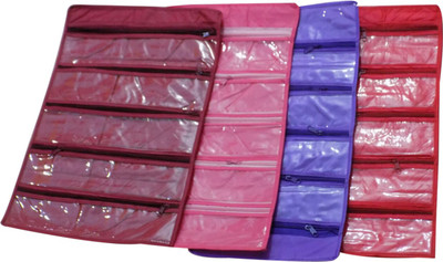 

Shriya Collection Payal Cover Pack of 4 Makeup And Jewellery Vanity Box(Multicolor)