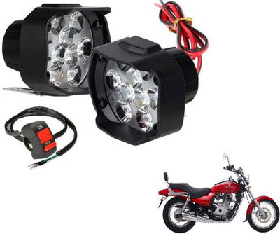 MOCKHE 9LEDSHL-24 220 DTS-i Fog Lamp Motorbike LED for Bajaj (12 V, 10 W)(Avenger)