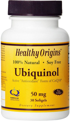 

Healthy Origins Ubiquinol 50 mg (SOY FREE & Non-GMO) 30 Gels(30 No)