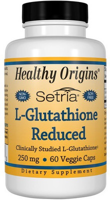 

Healthy Origins Setria, L-Glutathione Reduced, 250 mg, 60 Capsules(60 No)