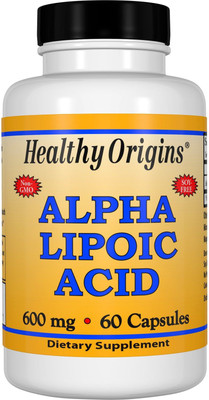 

Healthy Origins Alpha Lipoic Acid, 600 mg, 60 Capsules(60 No)