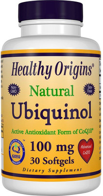 

Healthy Origins Ubiquinol 100 MG Soy Free/Non-GMO Gels, 30 Gels(30 No)
