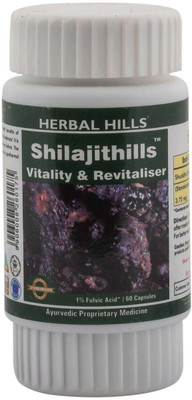 

Herbal Hills Shilajithills 60 Capsule, vigor, vitality, strength tonic(60 No)