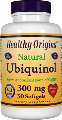 

Healthy Origins Ubiquinol -- 300 mg - 30 Softgel(30 No)