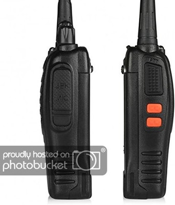 

visionrabbit BF-888S UHF 400-470MHz 1 Pair CTCSS/DCS With Earpiece Handheld Amateur Radio Walkie Talkie Two Way Radio Long Range Walkie Talkie(Black)