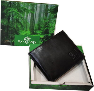 

WoodIand Men Black Genuine Leather Wallet(5 Card Slots)