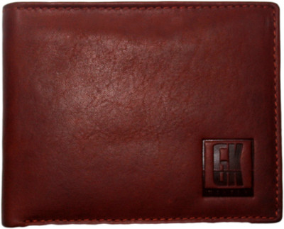 

GK Master Men Brown Genuine Leather Wallet(6 Card Slots)