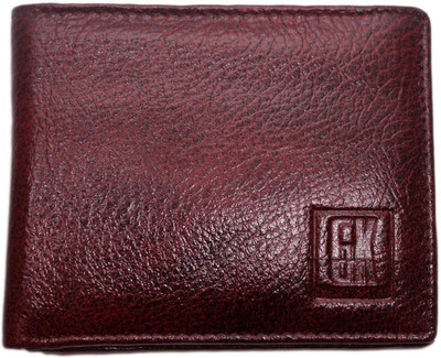 

GK Master Men Brown Genuine Leather Wallet(6 Card Slots)
