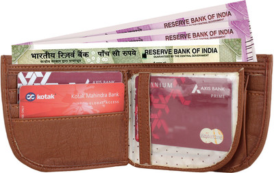 

MenStylam Men Tan Artificial Leather Wallet(4 Card Slots)