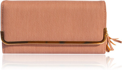 

Minaar Women Pink Artificial Leather Wrist Wallet(5 Card Slots)