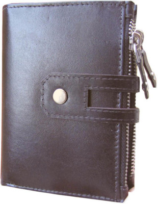 

ABYS Men Brown Genuine Leather Wrist Wallet(12 Card Slots)
