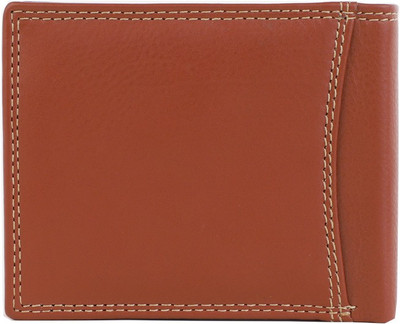 

pocket bazar Men Tan Genuine Leather Wallet(6 Card Slots)