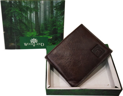 

WoodIand Men Brown Genuine Leather Wallet(5 Card Slots)