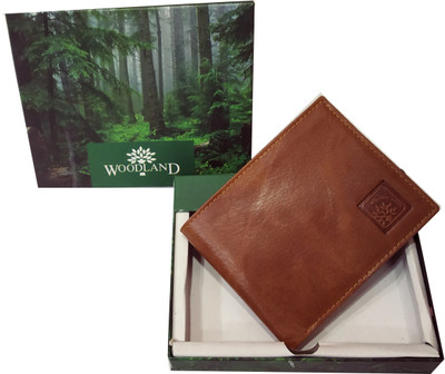 

WoodIand Men Tan Genuine Leather Wallet(5 Card Slots)