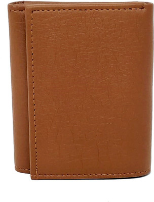 

Buffy Men Brown Genuine Leather Wallet(10 Card Slots), Brown-1