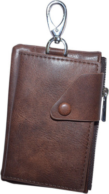 

Knott Men Brown Artificial Leather Card Holder(2 Card Slots)