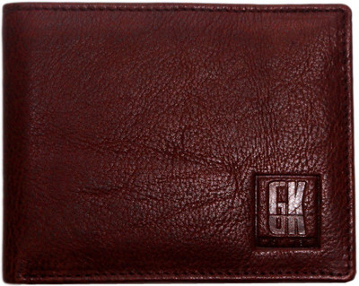 

GK Master Men Brown Genuine Leather Wallet(6 Card Slots)