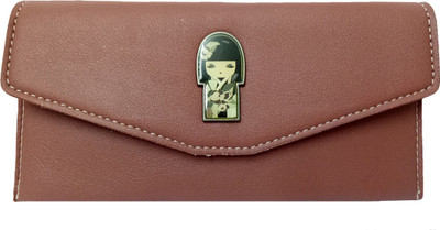 

LANDLOPER Women Brown Artificial Leather Wallet(4 Card Slots)