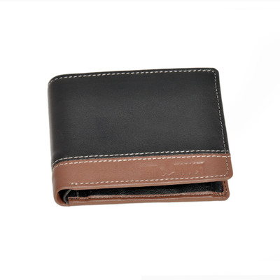 

SHIPTOUCH Men Black Genuine Leather Wallet(8 Card Slots)