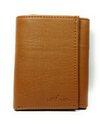 

MR. & MRS. SKI!N Men Tan Artificial Leather Wallet(9 Card Slots)