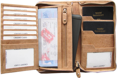 

ABYS Rakshabandhan Gift 15 Card Holder(Set of 1, Tan)