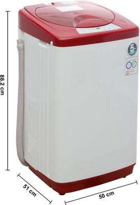 

Haier 5.8 kg Fully Automatic Top Load Washing Machine Red(HWM58-020-R)