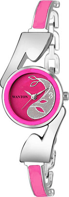 

WANTON M stylish pink and silver fish design fancy and attractive watch for women Watch - For Women