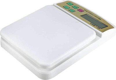 

Rorian Electronic Digital Kitchen Weight Machine Capacity 10Kg For Weighing Household Things(SF400A) Weighing Scale(White)