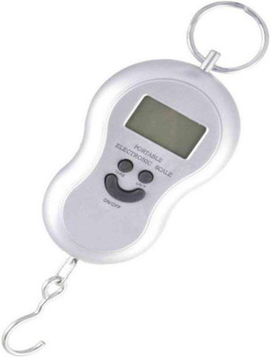 

Gadget Tree Home & Personal Digital Weighing Machine Portable Electronic 50 Kg Digital Smiley Shape Weighing Scale(Silver)