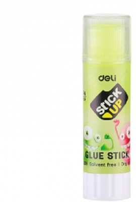 

Deli Non Toxic, Washable Gel Glue Stick(Set of 6, White, Green, Pink, Sky Blue)