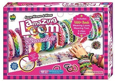 

janak impex 1 pack of Amazing Loom Bracelets, Multi Color