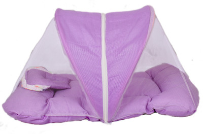 

Gurjar Store BABY BED Standard Oval Shape(Fabric, Purple)