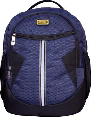 

Fantastic Bags Navy Blue coloured laptop/Multipurpose Backpack 20 L Backpack(Black, Purple), Blue1