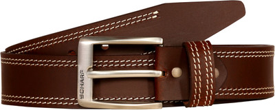 

SCHARF Men Casual Brown Genuine Leather Belt