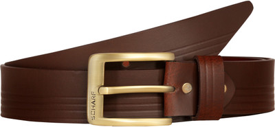 

SCHARF Men Casual Brown Genuine Leather Belt
