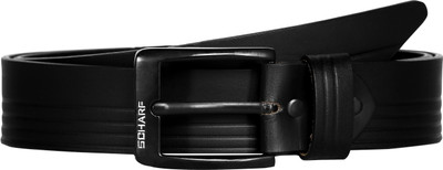 

SCHARF Men Casual Black Genuine Leather Belt