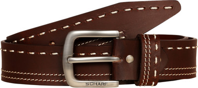

SCHARF Men Casual Brown Genuine Leather Belt