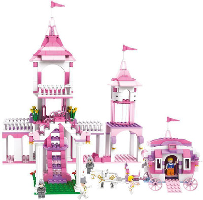 

Toyshine Princess Castle Palace Building Blocks, ABS Plastic Construction Toy 510 Pieces - (3263)(Multicolor)