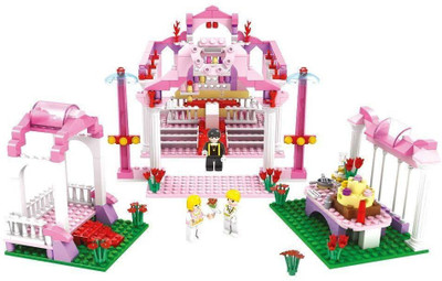 

Toyshine Princess Castle Palace Building Blocks, ABS Plastic Construction Toy 353 Pieces - (3265)(Multicolor)
