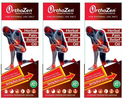 

Orthozen Herbal Pain Relief Oil 50ml Pack of 3 Liquid(150 ml)