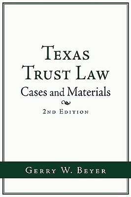 Texas Trust Law(English, Paperback, Beyer Gerry W.)