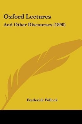 Oxford Lectures(English, Paperback, Pollock Frederick Sir)