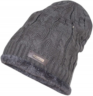 ZACHARIAS Self Design Beanie Cap