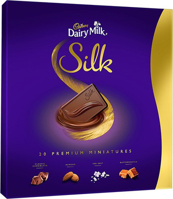 

Cadbury Dairy Milk Silk Miniatures Chocolate Gift Pack, 200 gm Bars(200 g)