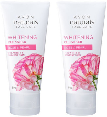 

Avon Naturals Rose & Pearl Whitening Cleanser (set of 2 of 50g each)(100 g)